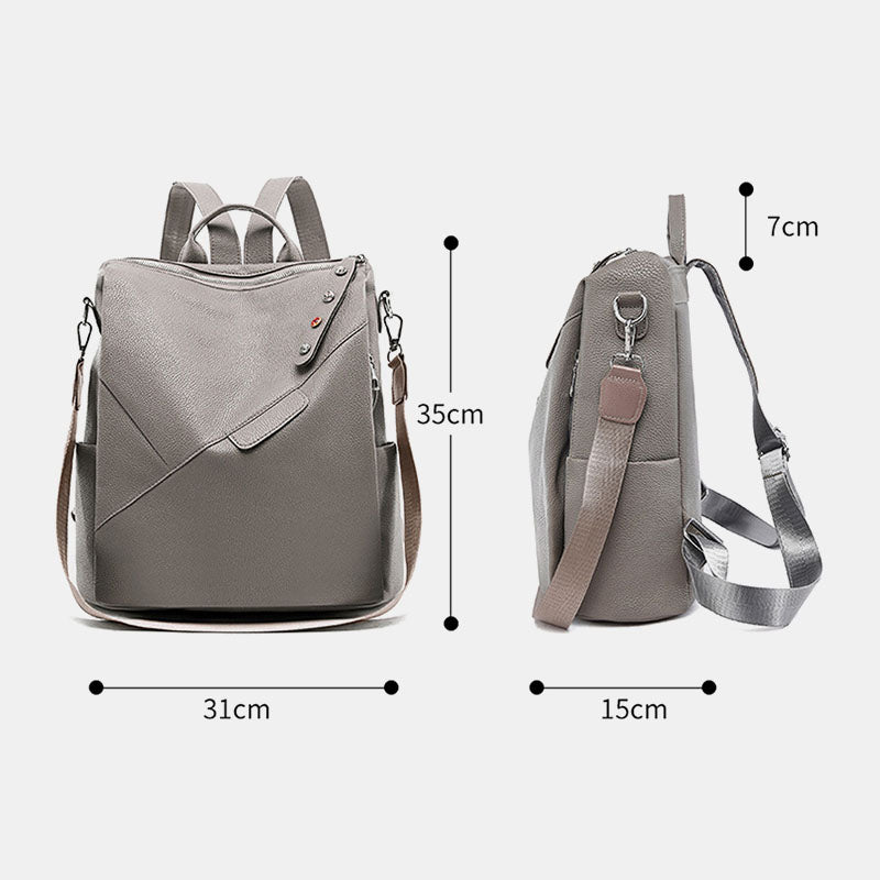 Women Anti theft Waterproof Large Capacity Multi-carry Backpack