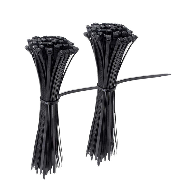 Suleve ZT04 Nylon 250Pcs/500Pcs 5mm 15/20/25/30/35/40cm Black/White Nylon Self-locking Cable Tie Zip Ties Strong Tensile Strength