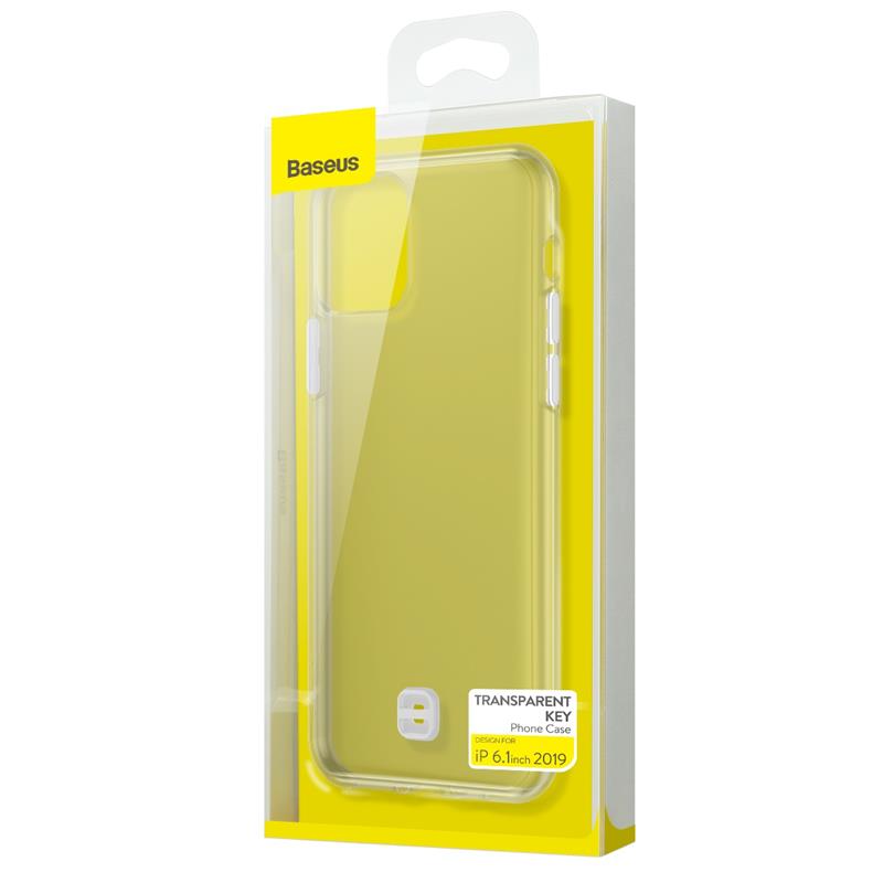 Baseus Clear Transparent Soft TPU Protective Case with Lanyard For iPhone 11 6.1 Inch
