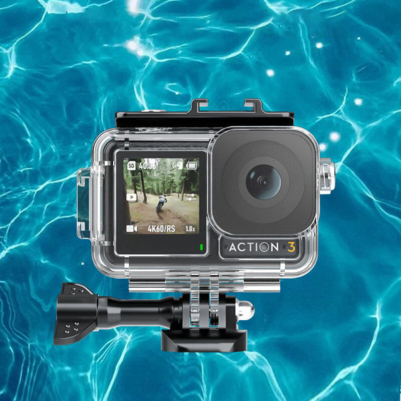 Waterproof Case Underwater 40 Meters Diving Protective Case for DJI  Action 3 Camera