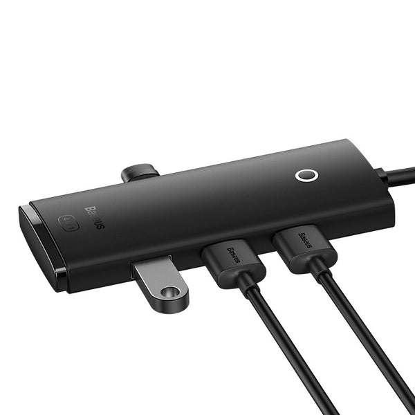 Baseus 4 in 1 USB-A Docking Station USB-A to USB2.0*4 4-Port USB Hub Splitter Adapter for PC Laptop MacBook