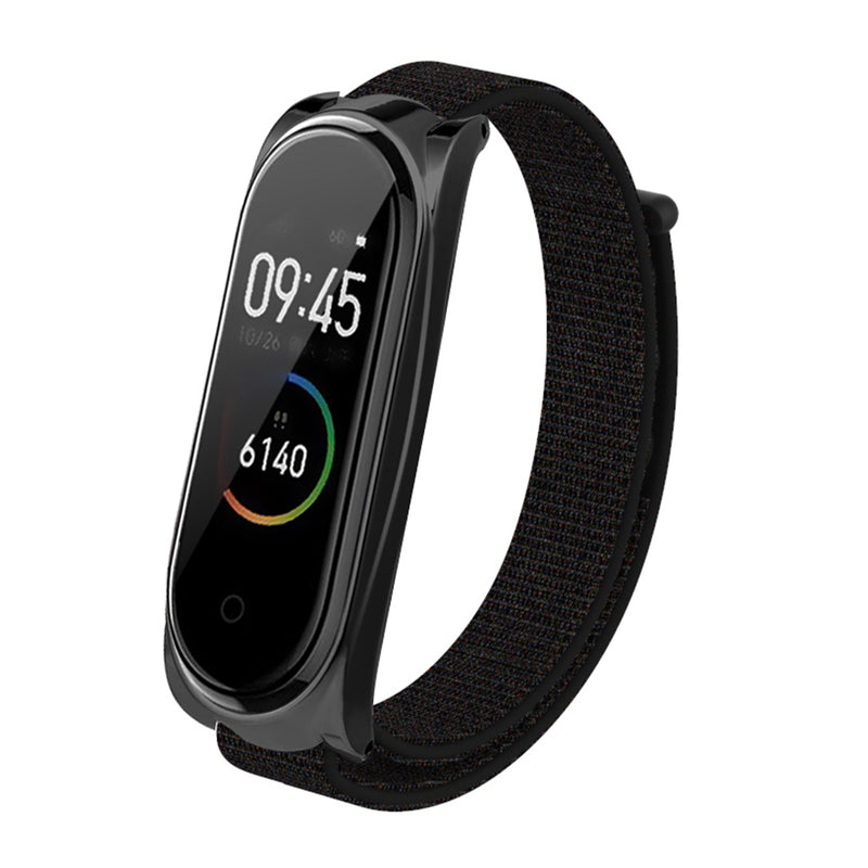 Colorful Nylon Watch Band Watch Strap Replacement for Xiaomi Miband 4 Non-original