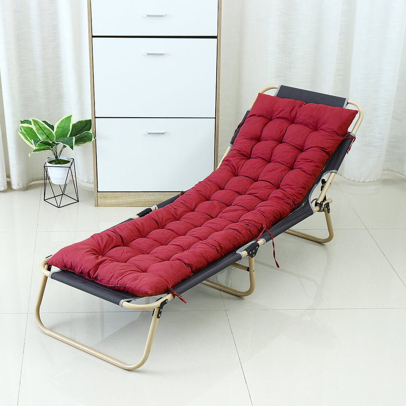 Universal Lounge Chaise Chair Cushion Tufted Soft Comfort Deck Chaise High Back Cushion Outdoor Indoor Rocking Chair Padded