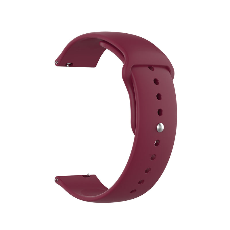 Bakeey 18mm SLR Buckle Silicone Replacement Strap Smart Watch Band For Ticwatch C2 Rose Gold Version