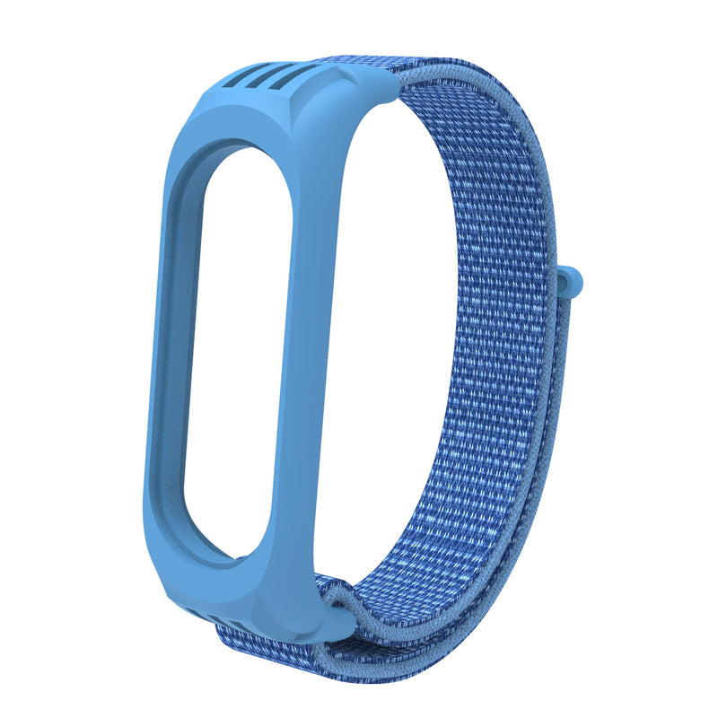 Holdmi 2-IN-1 Comfortable Nylon Watch Strap Band + TPU Watch Case Cover Replacement for Xiaomi Mi Band 5 / Xiaomi Mi Band 4 / 3 Non-original