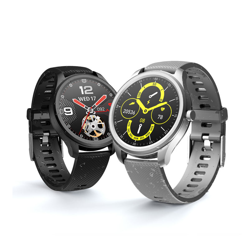KINGWEAR KW35 1.28 Inch Ultra Thin Wristband bluetooth Music Control Real Time Weather Display 25 Days Standby Smart Watch