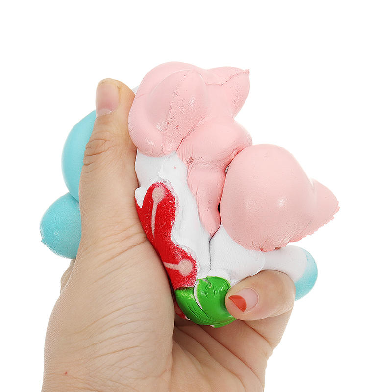 Four-leaf Horse Squishy 14CM Slow Rising With Packaging Collection Gift Soft Toy