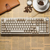 JAMESDONKEY RS2 Mechanical Keyboard Customized Kit Hot-Swap White Light 96% Wired bluetooth 2.4G Triple Mode