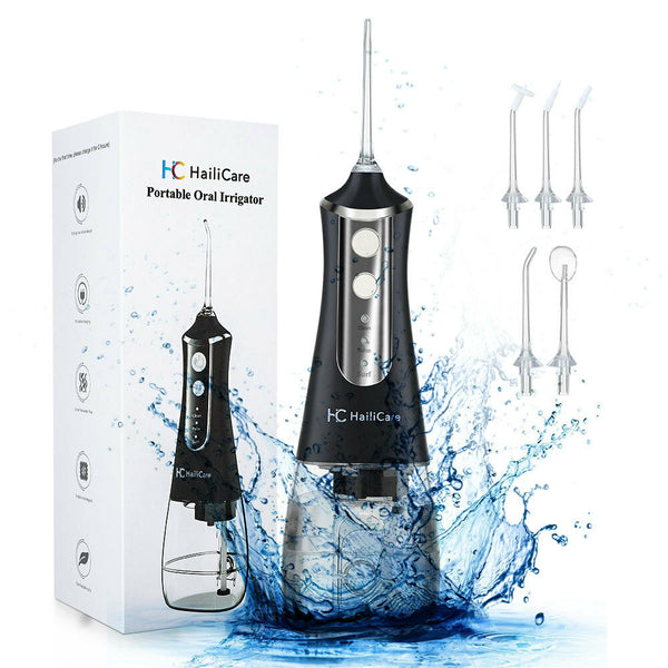 Hailicare Personal Cordless  Oral Teeth Irrigator Care Portable Rechargeable Dental Flossers Water Flosser