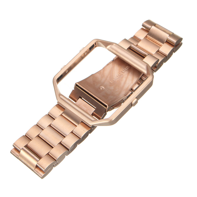 Bakeey Steel Metal Frame Watch Case Cover Frame Watch Band For Fitbit Blaze Watch