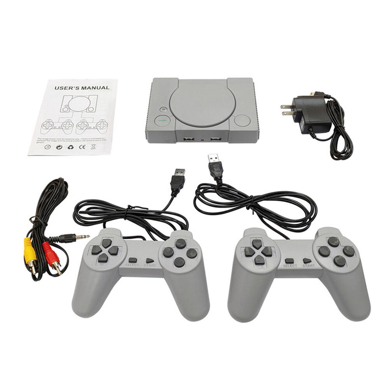 DATA FROG PS1 Mini 8-bit 620 Classical Games Retro Mini TV Video Game Console with Gamepads