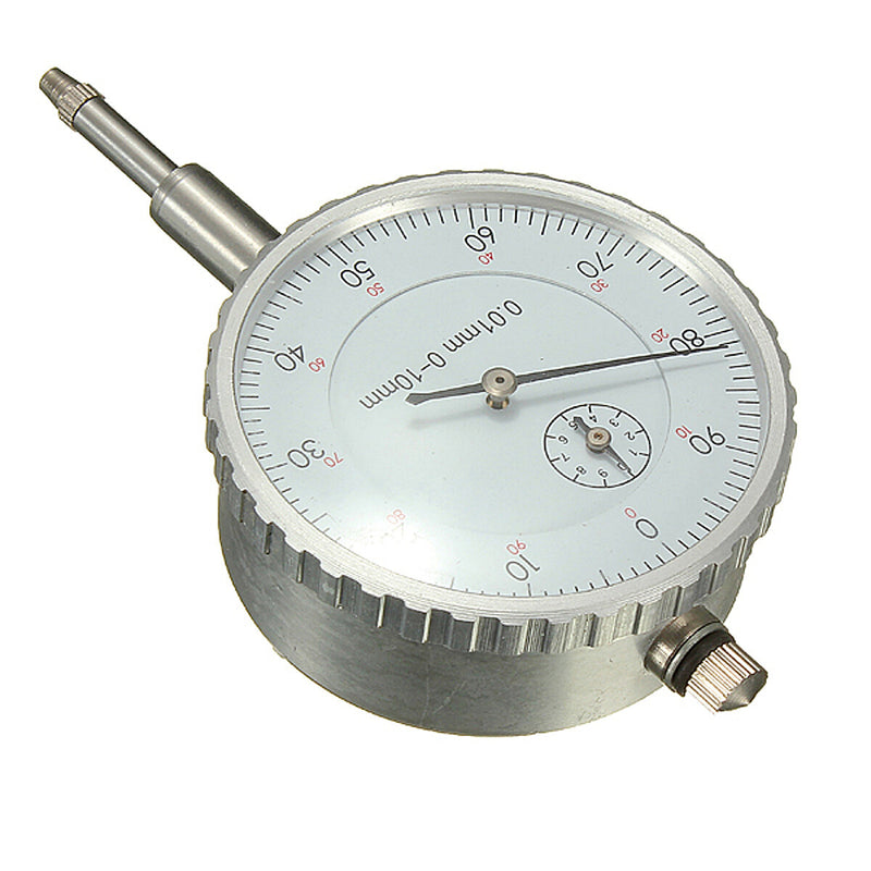 1pc Dial Gauge Indicator 0.01mm Accuracy Metal For Precision Tool Woodworking Measurement Tools