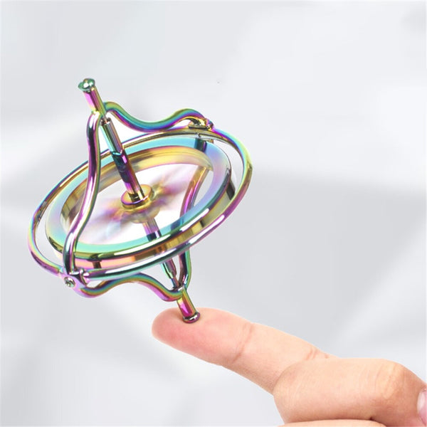 Decompression Spinning Gyroscope Toy Anti-gravity Desktop Stress Relief Educational Toy Adult Finger Gyroscope Toy