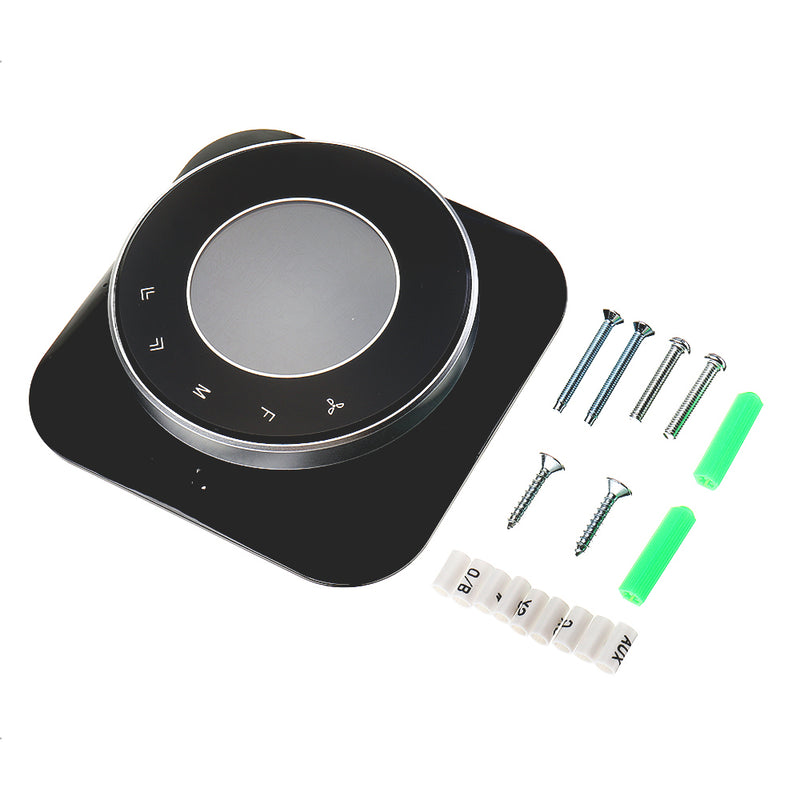 BHP-6000H-WiFi Black/White 24V WiFi Smart Heat Pump Thermostat Temperature Controller Smart Life/Tuya APP Remote Control Works with Alexa Google Home