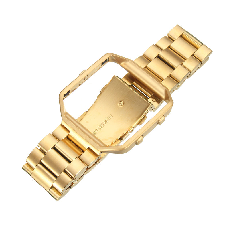 Bakeey Steel Metal Frame Watch Case Cover Frame Watch Band For Fitbit Blaze Watch