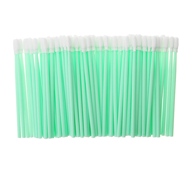 100 Polyester Swab Sticks with Microfiber Cleaning Head for Solvent Printers and Optical Equipment - 100Pcs For Printer
