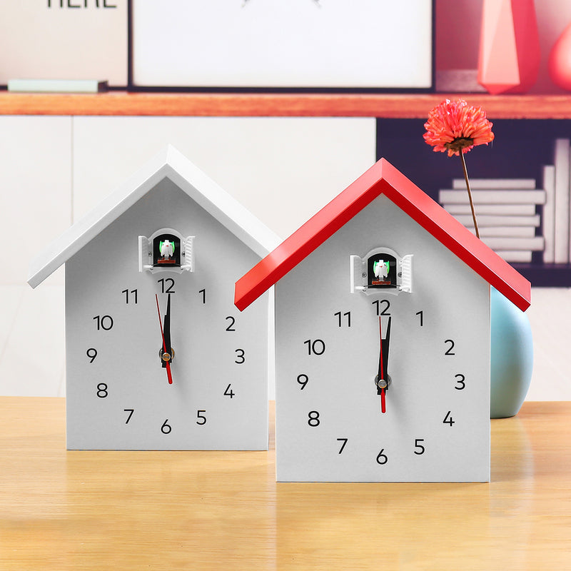 Cuckoo Quartz Wall Clock Modern Bird Home Living Room Hanging Watch Decoration