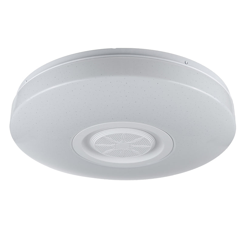 Bluetooth-Enabled LED Ceiling Light with Music Speaker and Dimmable Lamp - Bluetooth WIFI RGB APP Remote Room