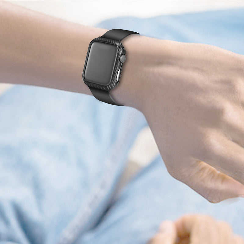 Bakeey Carbon Fiber Watch Bumper Watch Cover For Apple Watch Series 1/2/3/4