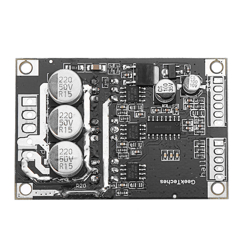 DC 12V-36V 15A Brushless Motor Controller Hall BLDC Driver Board Support Hall Motor - 500W