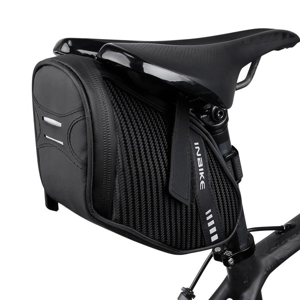 INBIKE Bicycle Saddle Bag With Reflective Warning Strip Waterproof Durable Storage Saddle Bag Rear Cycling Equipment Accessories