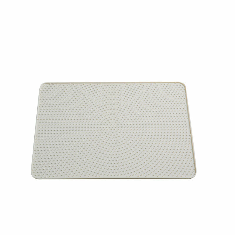 Jordan&Judy JJ-PE0014 Cat Litter Pad Silicone Material Waterproof White Pet Mat From