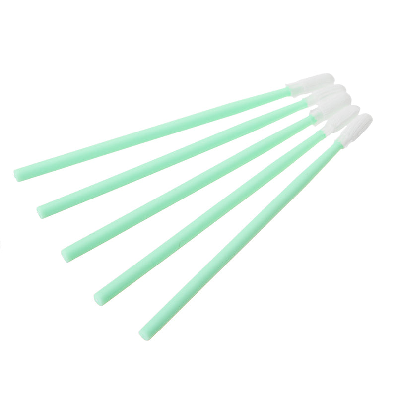 100 Polyester Swab Sticks with Microfiber Cleaning Head for Solvent Printers and Optical Equipment - 100Pcs For Printer