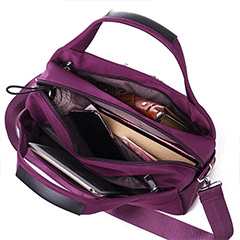 Women Large Capacity Multi-Pocket Shoulder Bag Handbag For Outdoor
