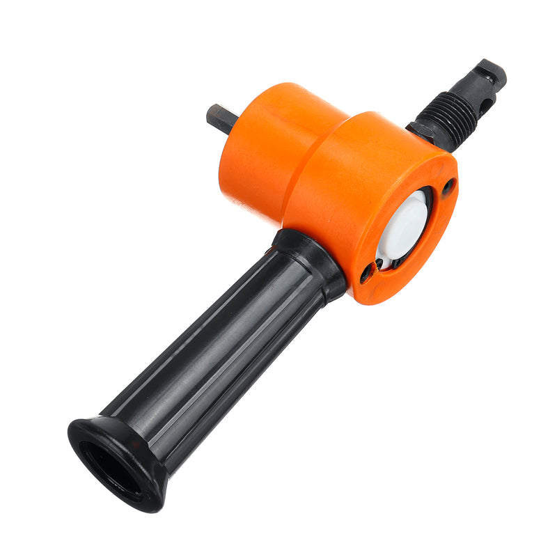 Double Headed Sheet Metal Nibbler Cutter Drill Attachment Cutter with Extra Punch