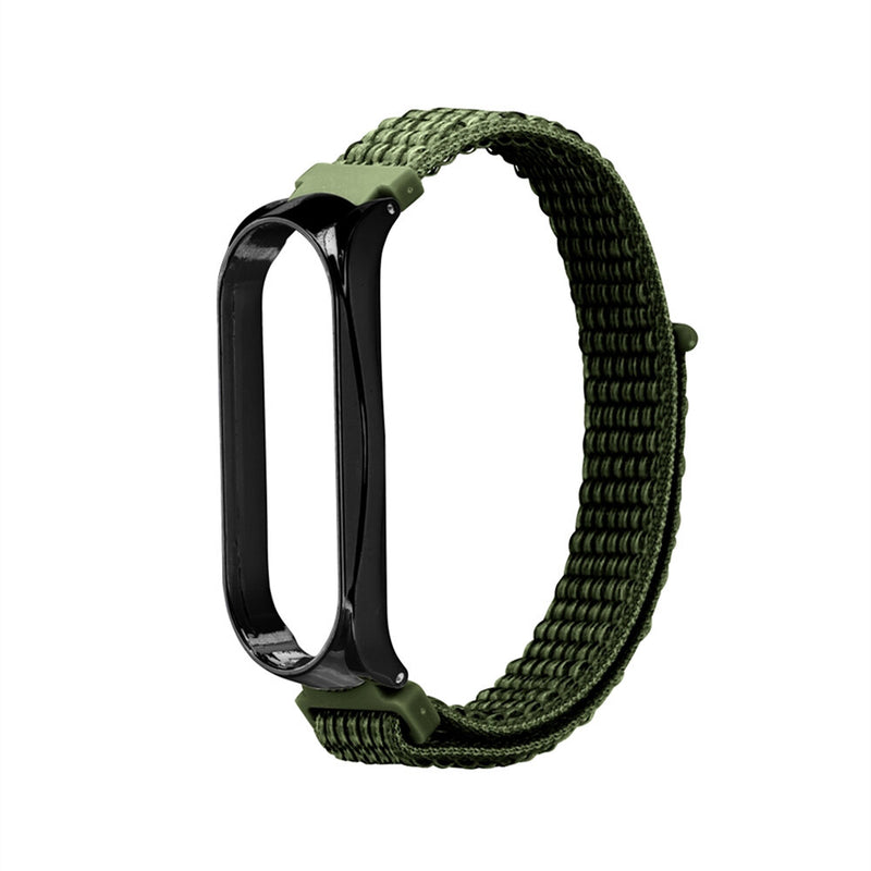Bakeey Buckle Type Loop Nylon Watch Band Watch Strap for Xiaomi Miband 5 Miband 5 NFC Non-original