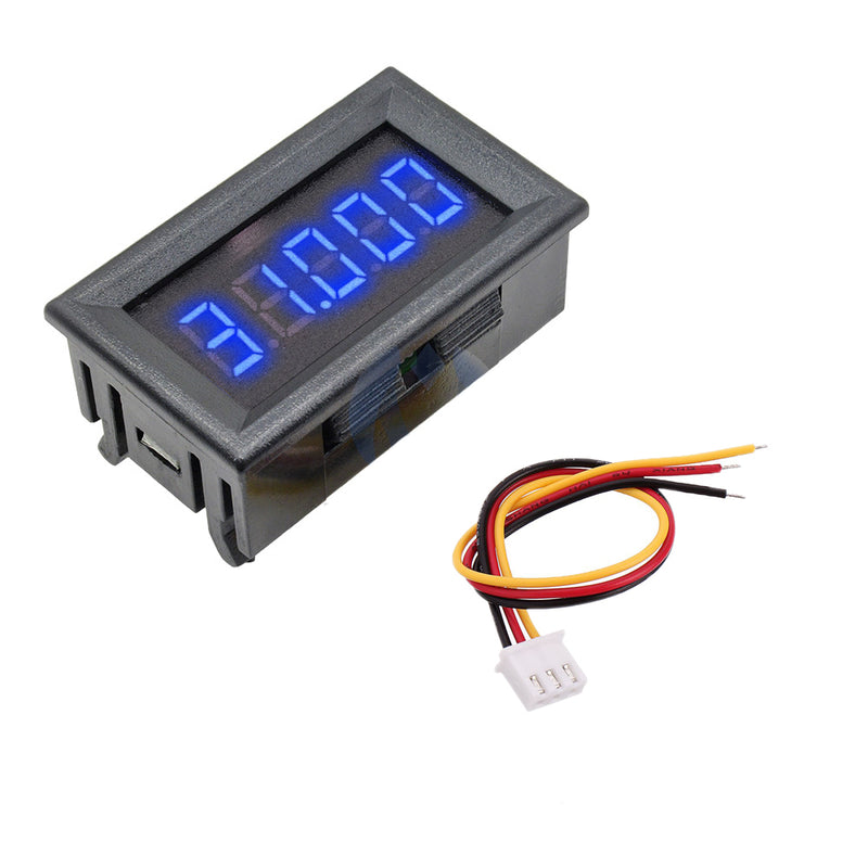 DC 4V-30V 0.36 Inch 5 Digit Mini LED Display Digital Voltmeter Voltage Detector Panel Meter High Accuracy 3 Wires