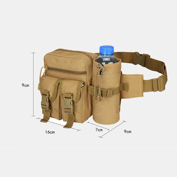 Men Multifunction Tactical Belt Bag Casual Sling Crossbody Bag Waist Bag