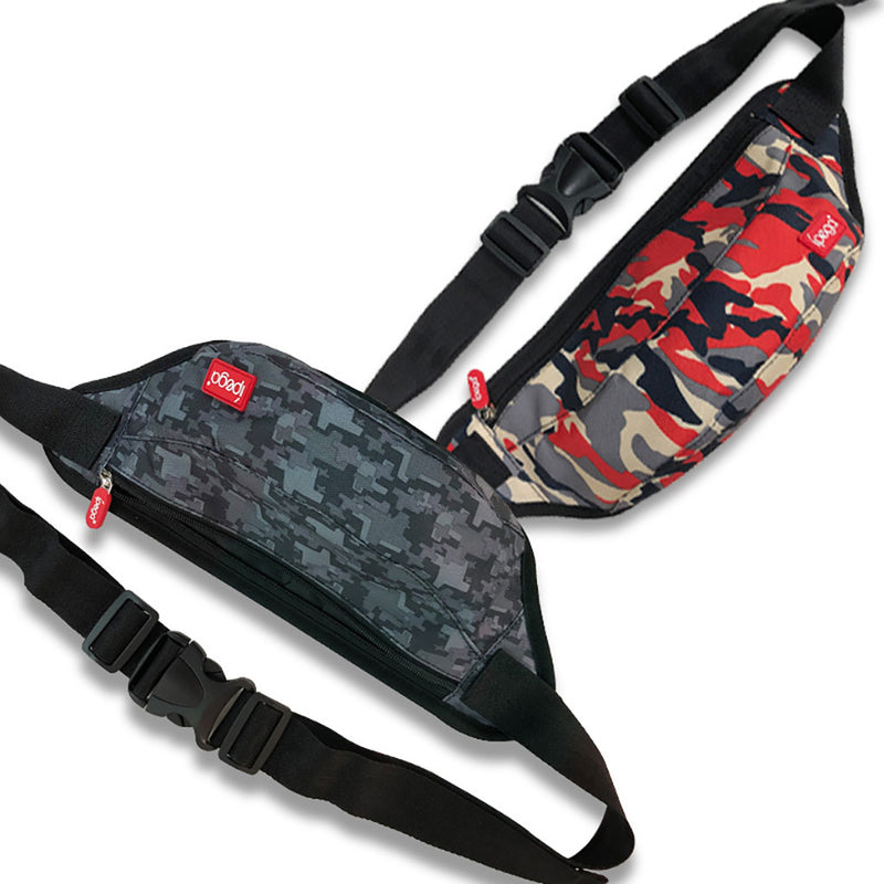 Ipega-SW011 Men Outdoor Sport Multifunctional Waist Bag Shoulder Hiking Cycling Military Camouflage Bag