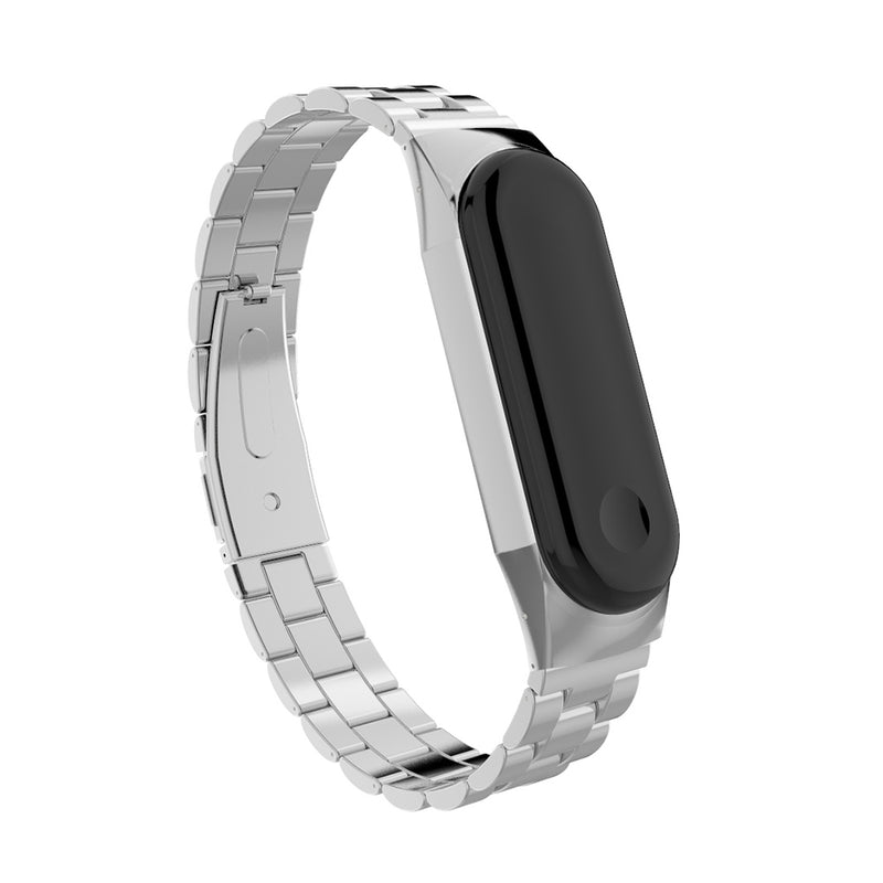 Bakeey Anti-lost Watch Band Stainless Steel Fold Buckle Bracelet for Xiaomi Mi Band3 Non-original