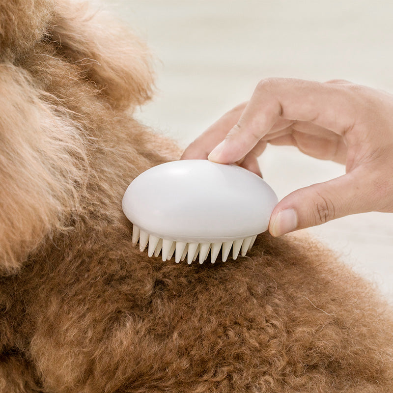Jordan&Judy Pet Dog Silicone Comb Hair Removal Brush Smooth Surface Easy Cleaning From