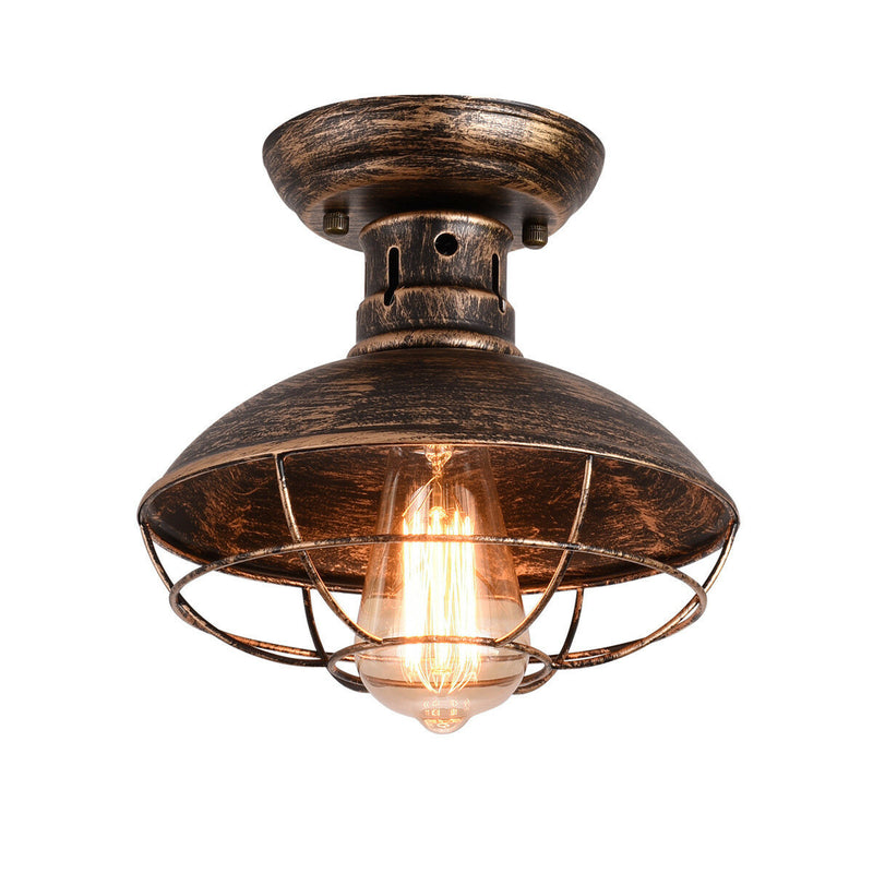 Retro Industrial Pendant Light Vintage Ceiling Lamp Hanging Fixture Office/Home Without Bulb