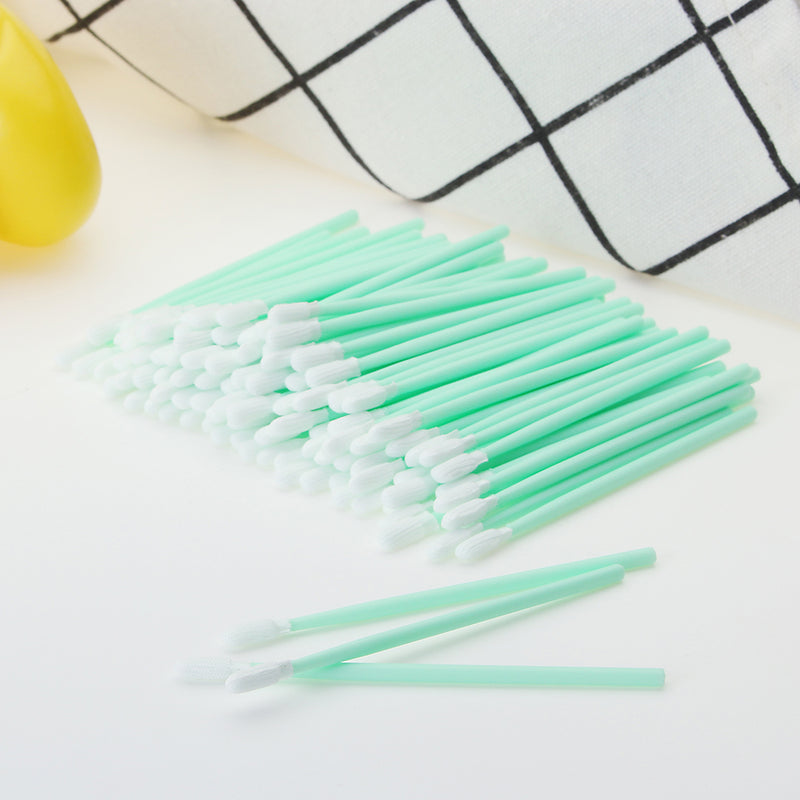 100 Polyester Swab Sticks with Microfiber Cleaning Head for Solvent Printers and Optical Equipment - 100Pcs For Printer