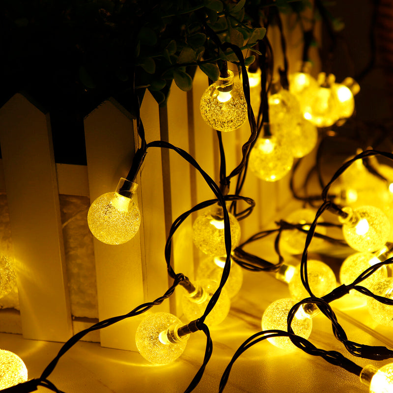Solar Powered 60 LEDs String Light Garden Yard Patio Decor Lamp Waterproof