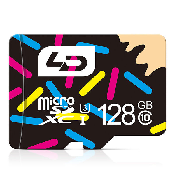 LD 128GB High Speed TF Memory Card Class 10 Micro SD Card Flash Card Smart Card for Driving Recorder Phone Camera