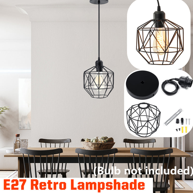 Vintage Style Retro Industrial Pendant Lamp E27 Light Loft Hanging Ceiling Lamp Restaurant Bar Counter Attic Bookstore Lamp