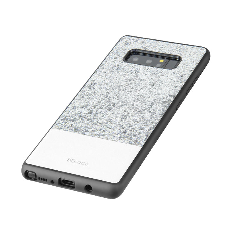 DZGOGO Diamond Bling PU Leather Protective Case for Samsung Galaxy Note 8