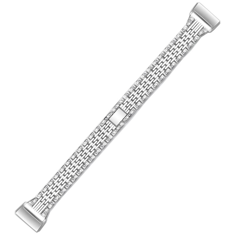 Luxury Stainles Steel Watch Band Watch Strap Replacement for Fitbit Charge 3