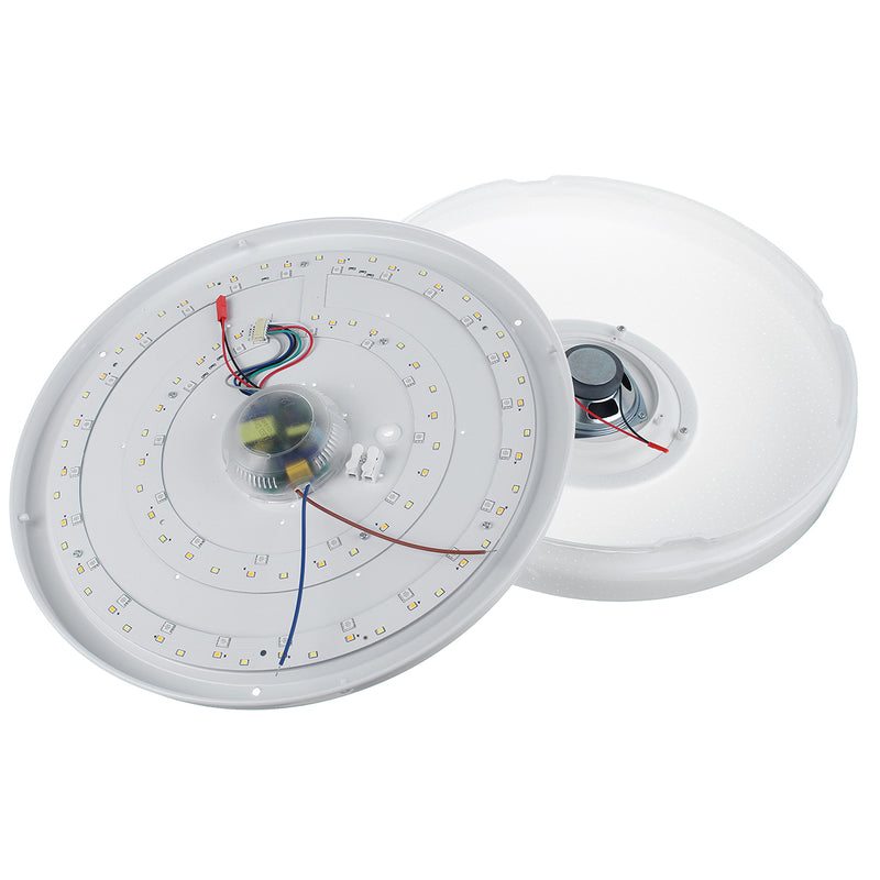 Bluetooth-Enabled LED Ceiling Light with Music Speaker and Dimmable Lamp - Bluetooth WIFI RGB APP Remote Room