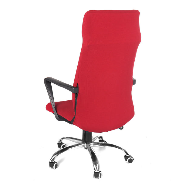 [M Size] Office Chair Cover Elastic Computer Rotating Chair Protector Stretch Armchair Seat Slipcover Home Office Furniture Decoration