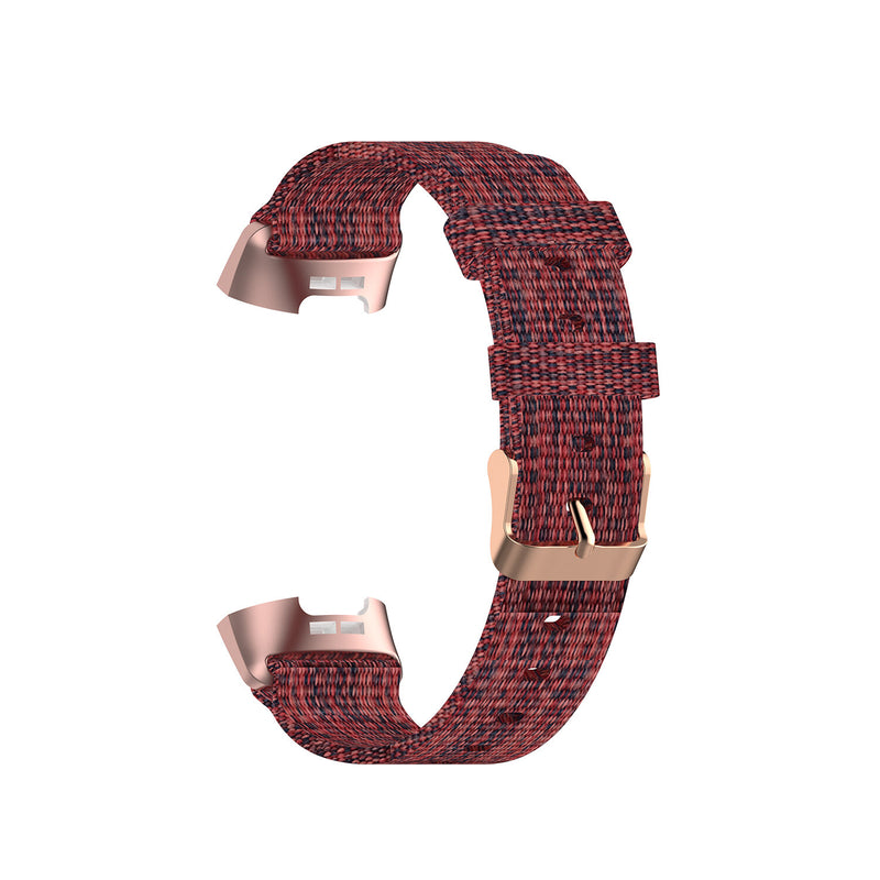 Bakeey Nylon Canvas Woven Smart Watch Band Replacement Strap For Fitbit Charge 3/4