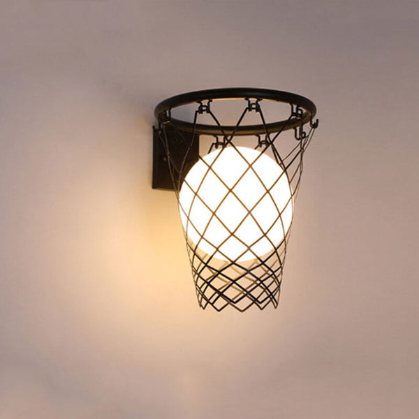 Nordic Creative Wall Lamp Living Room Corridor Pub Bedroom Study Children's Room Personalized Basketball Wall Lamp