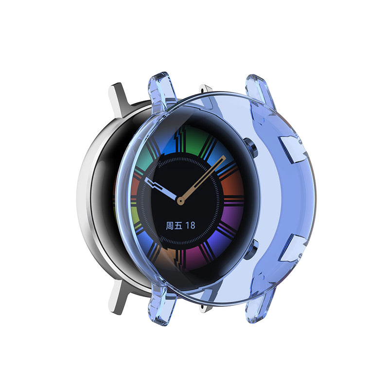 Bakeey Full Screen Cover Multi-color Transparent Watch Screen Protector Watch Cover for Huawei Watch GT2 42mm Smart Watch