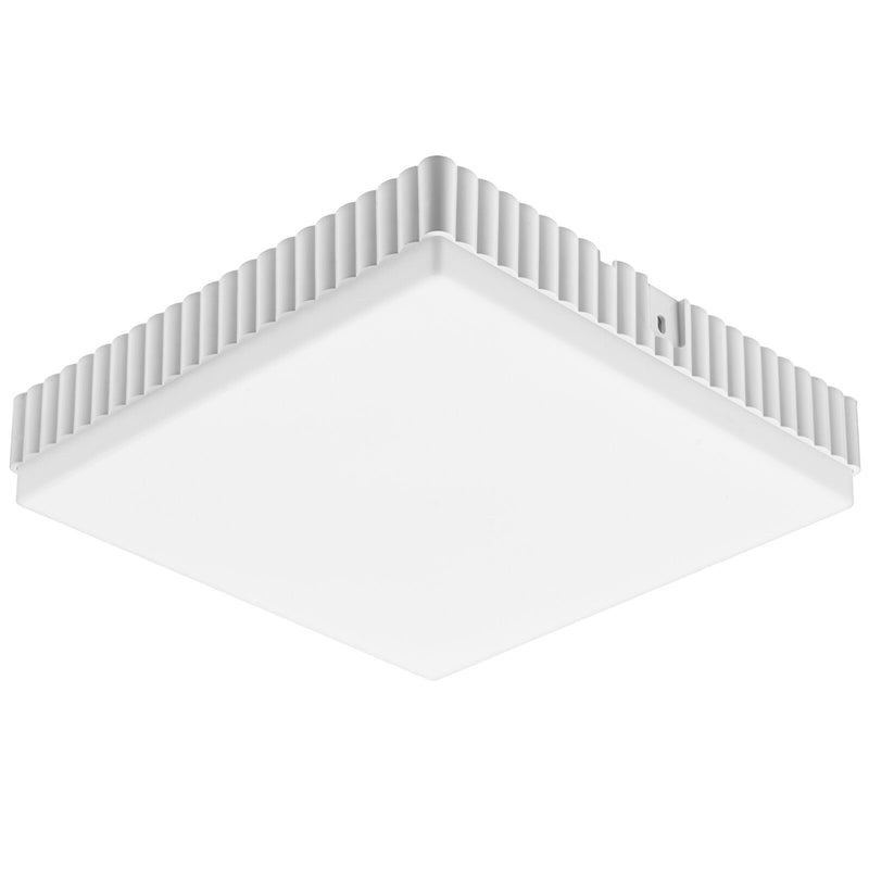 24W Square Ceiling Lamp Wave Pattern 4000K Warm White 40LED AC160~265V IP54