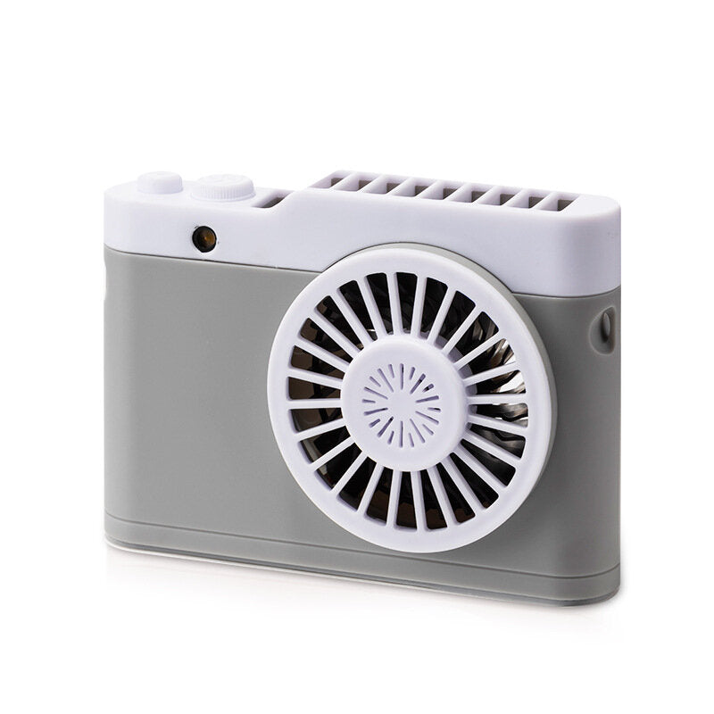 Portable Handed Camera Fan USB Charging Lazy Hanging Neck Mini Fan Ventilador Air Cooler Desktop Outdoor Fans