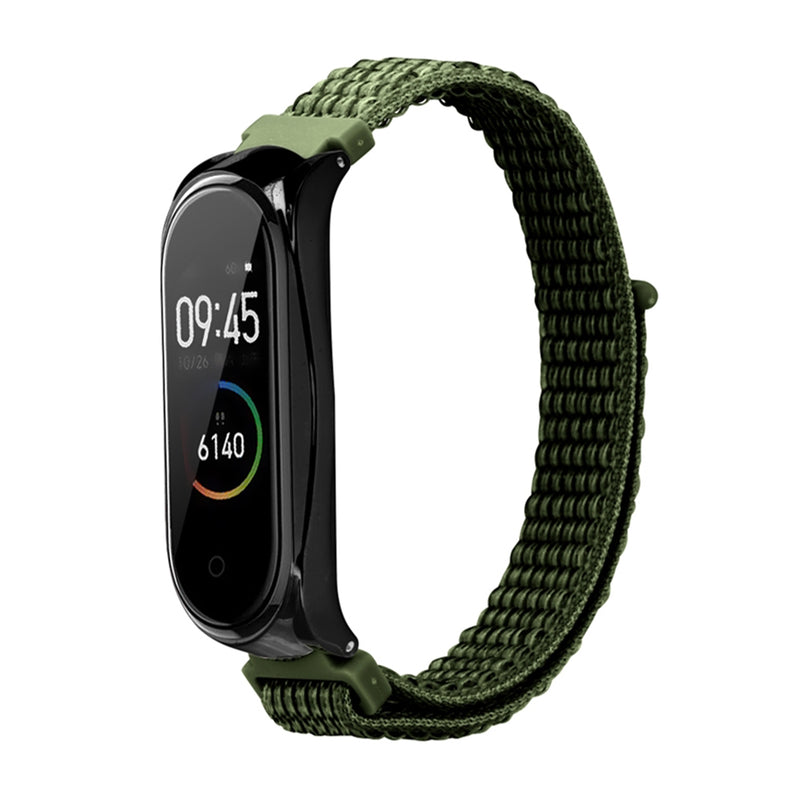 Colorful Nylon Watch Band Watch Strap Replacement for Xiaomi Miband 4 Non-original